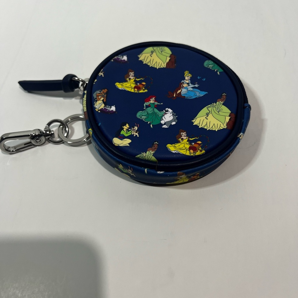 Loungefly Disney Princess Navy Coin Pouch
